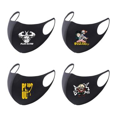 Imagem de Máscara facial My Heros Academias Anime Cotton 4 unidades/lote