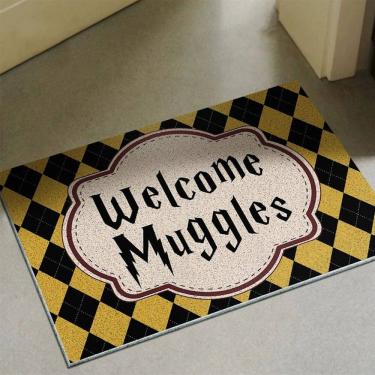 Imagem de Tapete de banheira de chuveiro Tapete de banheiro Welcome Muggles Anime