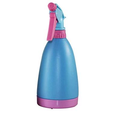 Imagem de Frasco de spray opaco cor doce pulverizador de pressão manual para jardinagem doméstica (cor: bege) (azul)