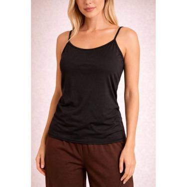 Imagem de Blusinha Feminina Alcinha Básica Conforto em Poliamida