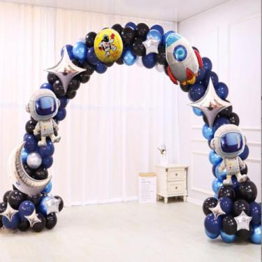 Imagem de Kit Balloon Arch Garland 228 unidades de folha de látex Spaceman Outer