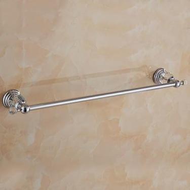 Imagem de Prateleira de chuveiro de latão, suporte de papel higiênico, barra de toalha montada na parede, suporte de escova de banheiro, conjunto de acessórios de banheiro, anel de toalha dourado (barra de