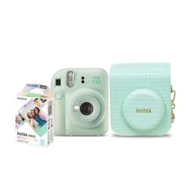 Imagem de Kit Câmera Instantânea Fujifilm Instax Mini 12 Verde Menta, Verde-clar