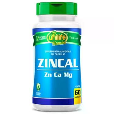 Imagem de Zincal - Zinco, cálcio e magnésio - 60 cápsulas