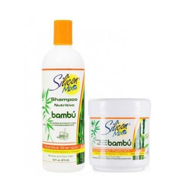 Imagem de Kit Silicon Mix Bambu Shampoo 473ml e Máscara 450g
