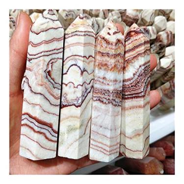 Imagem de Pedra suiseki natural rodocrosita cristal ponto obelisco varinhas de jardim colecionando joias vintage artesanato decorativo bonito (tamanho: 200 g 2 peças)