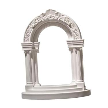 Imagem de Fxzqgnh Miniaturas de Colunas Romanas Decorativas para Aquário, Artesanato Multifuncional em Arco Europeu, Enfeites para Paisagem e Aquário.