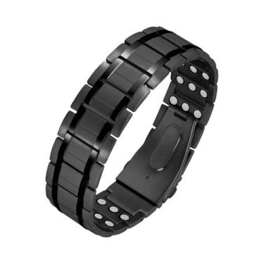 Imagem de Pulseira Magnética De Cobre Neodímio 3500 Gauss 3X Força Para Homens, 