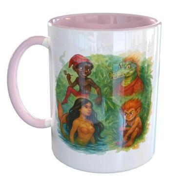Imagem de Caneca Porcelana Folclore Brasileiro Saci Cuca Iara - Pense Canecas, R