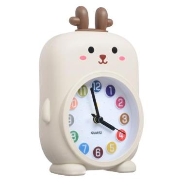 Imagem de Relógio De Mesa Quarto Infantil Decorativo Animais Re-092 A - PGB, Beg