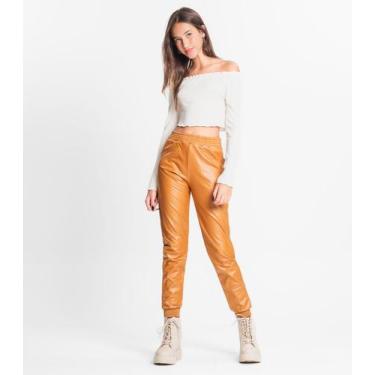 Imagem de Calça Jogger Cirre Juvenil Minty Marrom, 16, Marrom