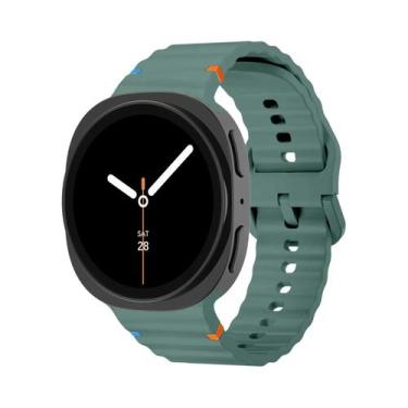 Imagem de Pulseira De Silicone Esportiva Para Samsung Galaxy Watch 8 Classic 46m