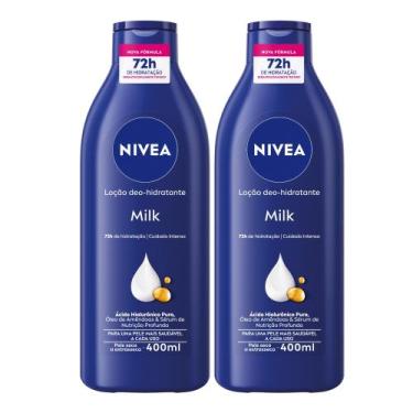 Imagem de Kit NIVEA Loção Hidratante Milk Pele Seca a Extrasseca 400ml
