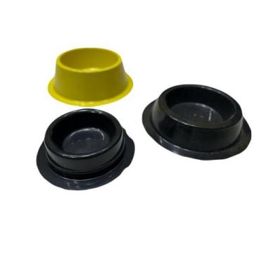 Imagem de Comedouro de Pets Kit com 3 Formas de Tamanhos Diferentes - atacadão d