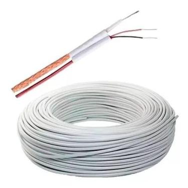 Imagem de Kit 1 Cabo Rf Para Camêra 2 Conector Bnc Macho E 1 P4 Macho - Pasmeyt