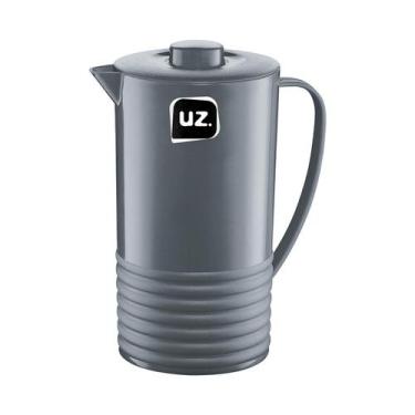 Imagem de Jarra de Plástico Água e Suco Plus com Tampa 1,8L UZ158 - UZ, Cinza