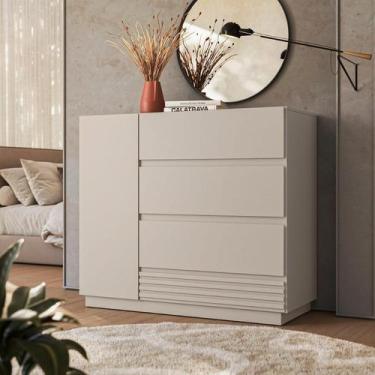 Imagem de Cômoda Sapateira 1 Porta 4 Gavetas Samambaia CabeCasa MadeiraOriginals