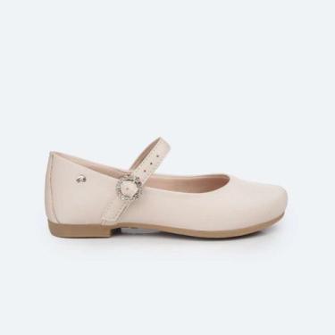 Imagem de Sapato Pampili Angel Fivela com Strass - Infantil , Areia, 32