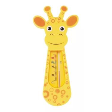 Imagem de Termômetro de Banho Livre de Mercúrio Girafinha Amarelo - Buba