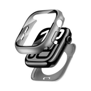 Imagem de Capa De Vidro Temperado À Prova d'Água 360 Para Apple Watch Série 7 6 