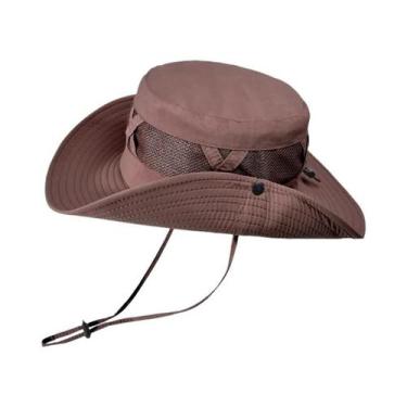 Imagem de Chapéu de Pesca Masculino Respirável - Nylon, Grandes Abas, Proteção S