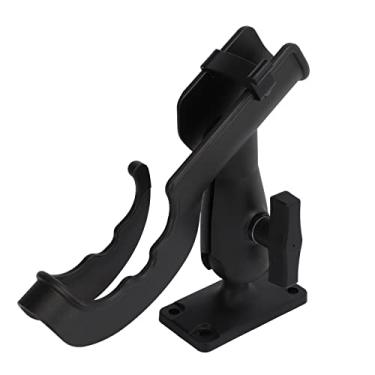 Imagem de Suporte para vara de pesca, suporte para vara de pesca portátil de plástico giratório para pesca