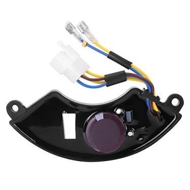 Imagem de Regulador de tensão automático em forma de AVR para 6,5 ​​kW, 7 kW, 8,5 kW 2-Fase 6 fios gerador a gasolina Regulador de tensão ajustável universal de alumínio