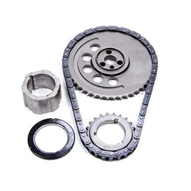 Imagem de Cloyes 9-3658TX3 Kit de temporização de rolo de billet de corrida True Incl. Roda dentada de aço billet/3 rodas dentadas de aço billet para manivela/1,27 cm True Roller Kit de rolamento de agulha de corrente única/impulso para corrida de rolamento de agulha