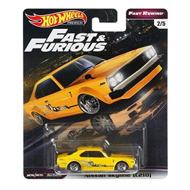 Imagem de Hot Wheels Fast Rewind Fast & Furious Nissan Skyline (C210) 2/5, yellow