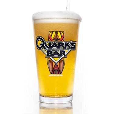 Imagem de Star Trek Gifts: Quark's Bar Pint Glass Star Trek | Deep Sace 9 | The Next Generation | Star Trek Beyond | Thinkgeek | 473 g | Oficialmente licenciado | Edição especial