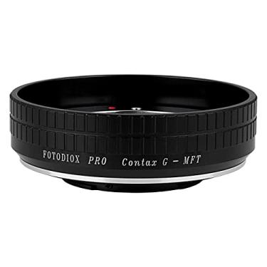 Imagem de Adaptador de montagem de lente Fotodiox Pro, lente Contax G para corpo de câmera Micro Four Thirds (M4/3, MFT) com controle de foco, para Olympus Pen E-P1 e Panasonic Lumix DMC-G1, DMC-GH1, DMC-GF1