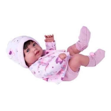 Bebê Reborn Boneca Anny Doll Baby Macacão Babador Cotiplás com o Melhor  Preço é no Zoom