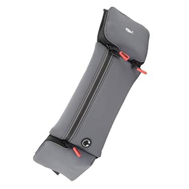 Imagem de Conjunto de Cintura para Corrida, Cinto de Hidratação Portátil à Prova d'água Com 3 Bolsos Grandes para Homens e Mulheres para Esportes Ao Ar Livre (Cinza)