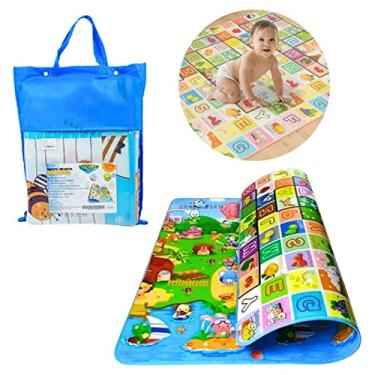 Imagem de Tapete Infantil Dupla Face Atividades Bebe Tatame Educativo