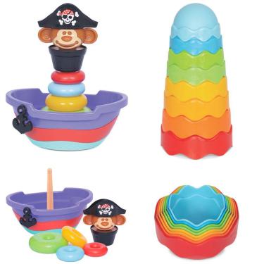 Imagem de Brinquedos para Bebes 6 meses Menino e Menina Educativo