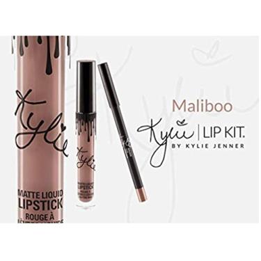 Imagem de Kylie Cosmetics Kit Labial Maliboo Batom Líquido e Delineador