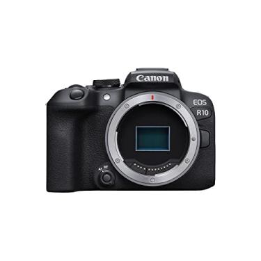 Imagem de Canon EOS R10 (apenas corpo), câmera vlogging sem espelho, 24,2 MP, vídeo 4K, processador de imagem DIGIC X, gravação de alta velocidade, rastreamento de assunto, compacta, leve, detecção de assunto,