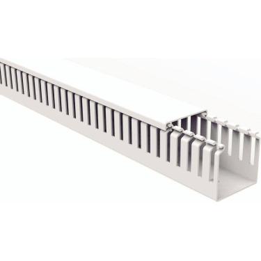 Imagem de Canaleta Para Painel Tramontina Aberta Branca 50x50x2000mm Tramontina