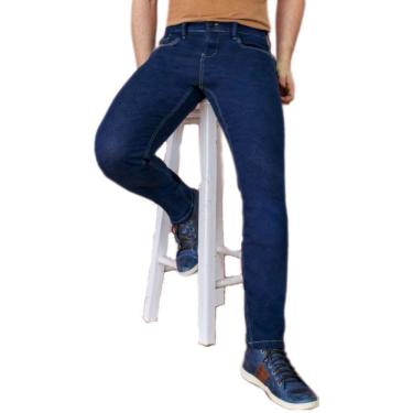 Imagem de Calça Masculina Jeans Elastano Plus Size Qualidade Premium