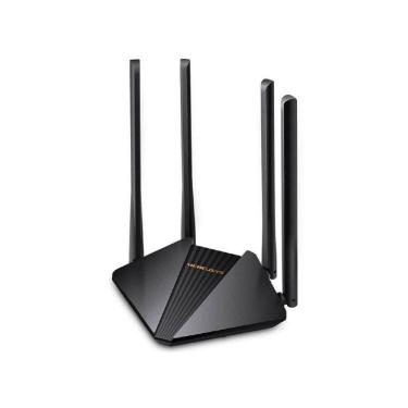 Imagem de Roteador Mercusys Mr30g Ac1200 Gigabit Wireless Dual Band Preto 110v/220v