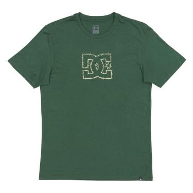 Imagem de Camiseta DC Shoes Stitched Star WT24 Masculina Verde Escuro