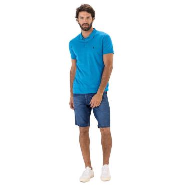 Imagem de Camisa Polo Masculina Social Meia Malha Maquinetada