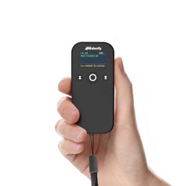 Imagem de Alacrity Scanner de código de barras portátil 1D 2D sem fio com visor LCD, Bluetooth 2,4 GHz, cabo USB, 3 em 1, mini leitores de código QR leves para computador, tablet, smartphone