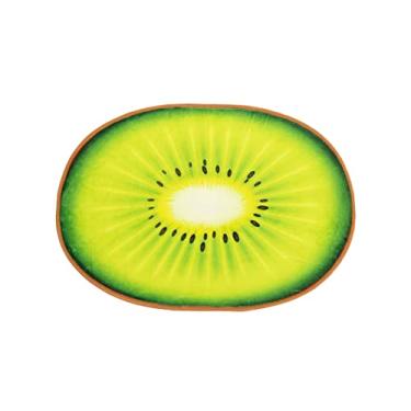 Imagem de Tapetes de banheiro antiderrapantes, em forma de fruta kiwi, lavável, tapete de banho, tapete absorvente para banheiro, quarto, cozinha, tapete macio, tapete fofo de desenho animado, banheira,