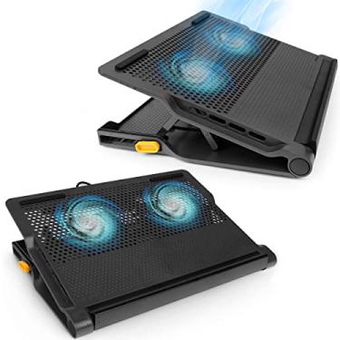 Imagem de Cooler para Notebooks 17' com Inclinação Ajustável e Ventilador Duplo + HUB 4 Portas USB-A Targus - AWE81US
