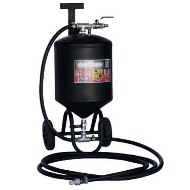 Imagem de Máquina de Jato de areia Profissional para 50 Kg de abrasivo com rodas