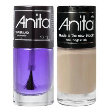 Imagem de Esmalte Meiga e tals Coleção Nude is the new black + Top Brilho 10ml A
