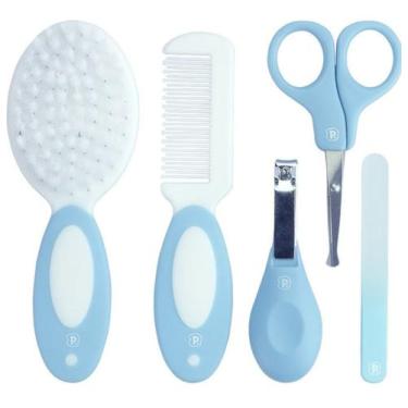 Imagem de Kit Higiene E Cuidados Com O Bebê 5 Peças Pimpolho - Pimpolho , Azul