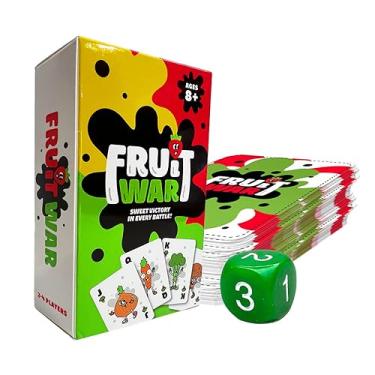 Imagem de Blakruut Games Fruit War, A Family Friendly Game That is a Twist on The Classic Game of War, with Quicker Game Play, Intense Battles and Fun Character Designs. Up to 4 Players Ages 8+.