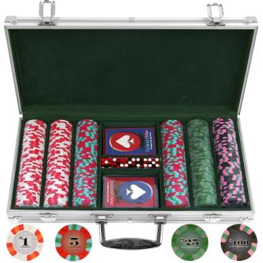 Imagem de Trademark Poker NEXGEN PRO 300 fichas estilo clássico pôquer em caixa de alumínio